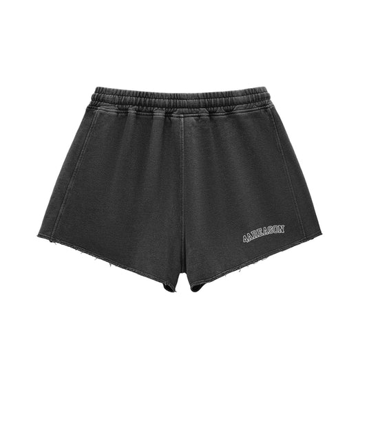 “4AR” washed drawstring shorts (women’s apparel)