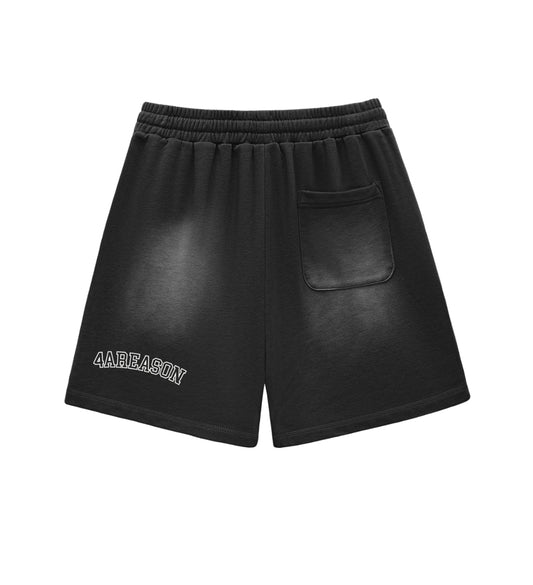 “4AR” washed shorts