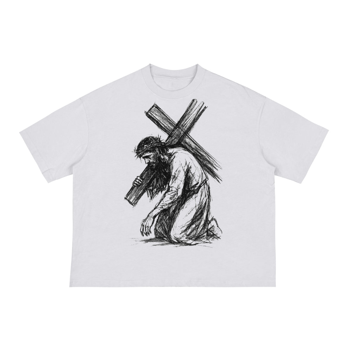 “4AR” Boxy Jesus Graphic Tee